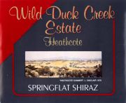 Springflat shiraz_Wild duck creek